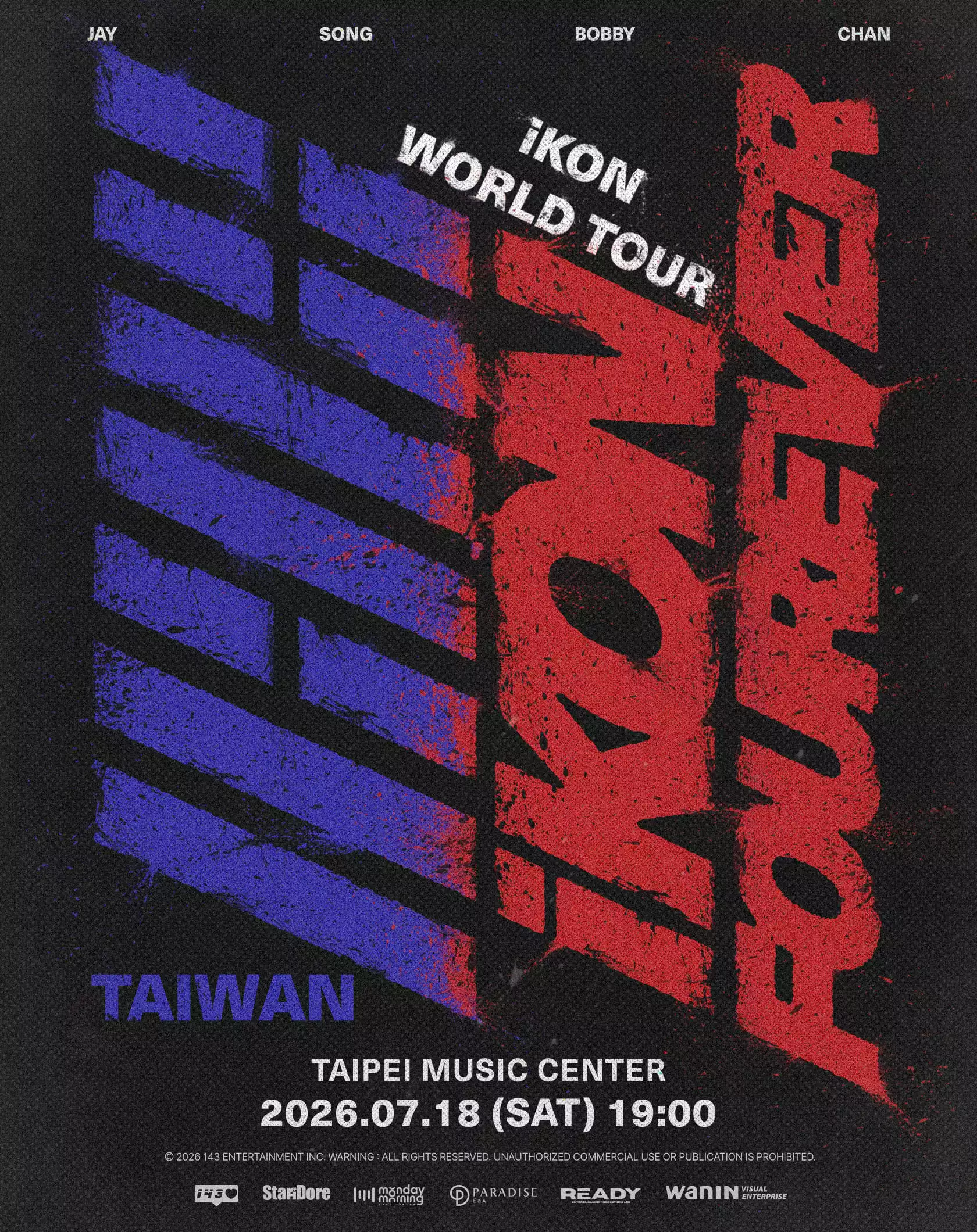 iKON 經歷成員與公司變動，仍持續展現成長的音樂面貌。如今成員們以全新階段再次展開世界巡演，準備用滿載能量的現場演出回應歌迷三年來累積的想念。 