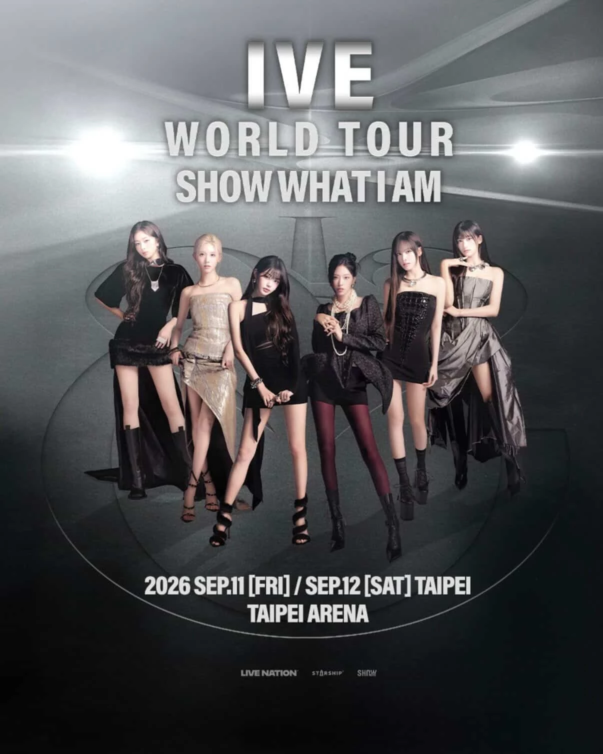 她們於去年自首爾奧林匹克體操競技場啟動的「IVE WORLD TOUR 」,一連橫掃北美與歐洲,累計超過 42 萬名觀眾朝聖後,終於正式宣布 9 月 11 日、12 日首度登上台北小巨蛋!