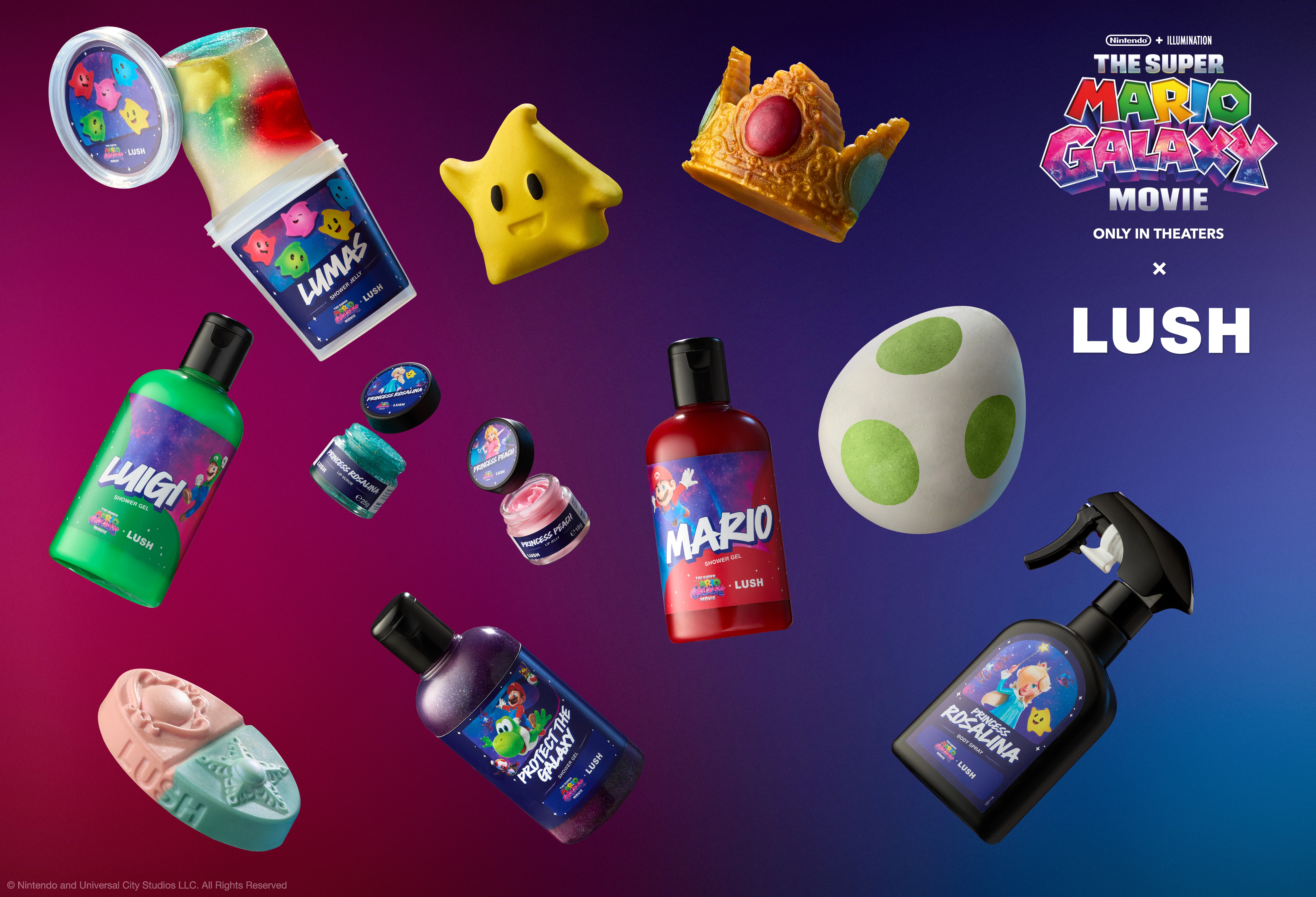 專櫃最新話題新品5：LUSH超級瑪利歐銀河系列