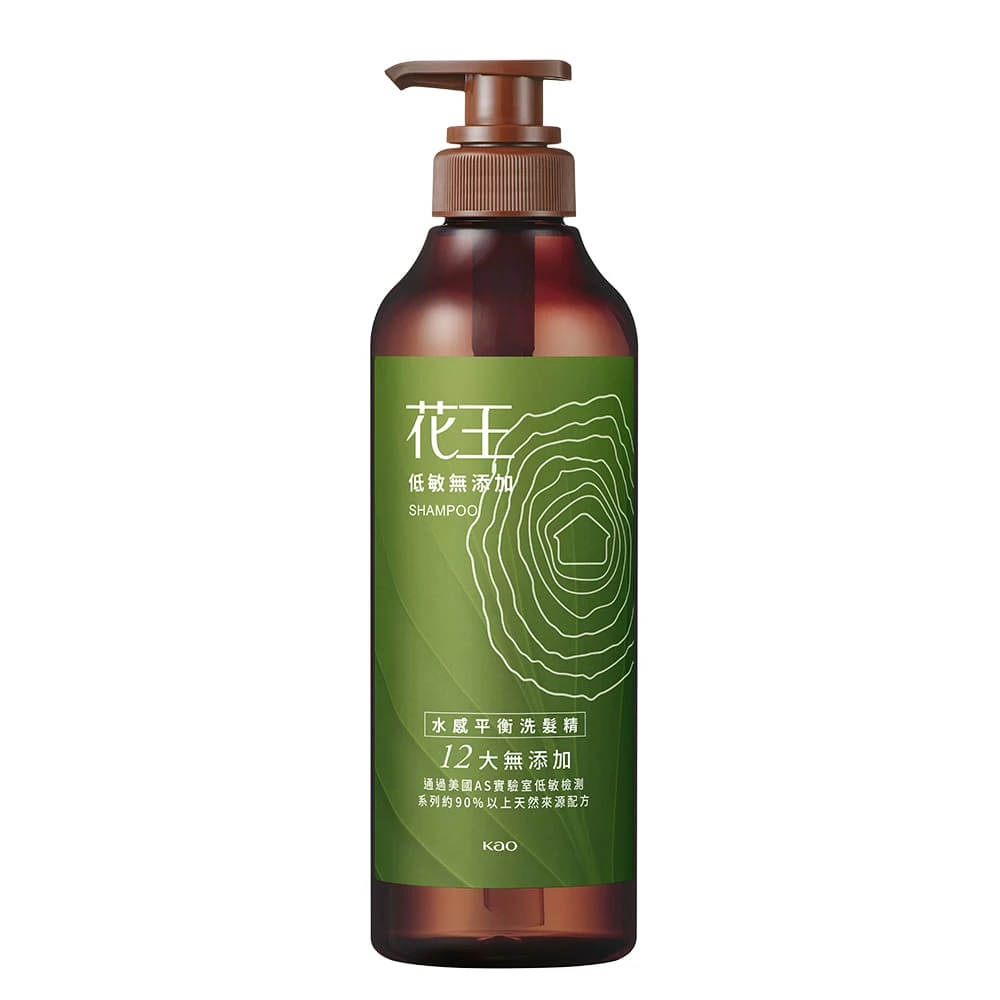 花王 低敏無添加洗髮精-水感平衡/500ml,NTD229