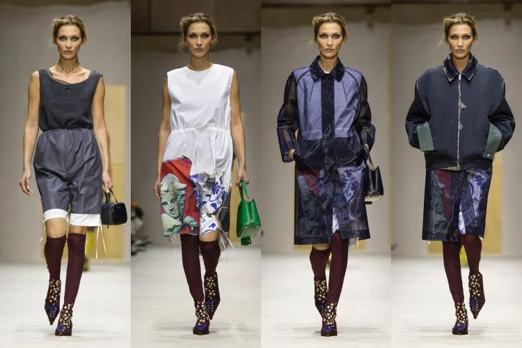 90秒的後台換裝幾乎是壓力測試，也讓「層次」成為真正可運作的結構，而非抽象口號，這才是Prada的冷靜與野心。