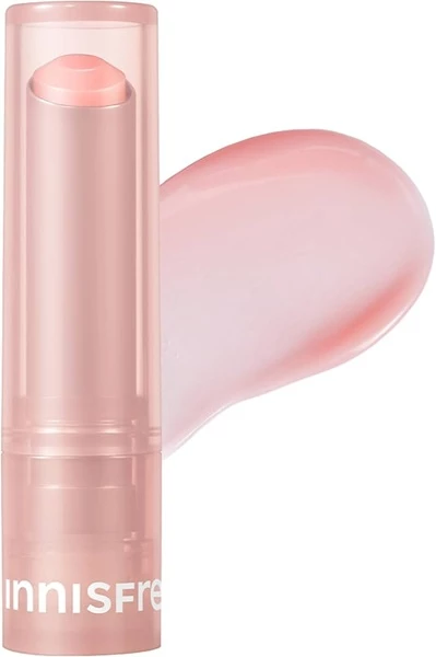 INNISFREE 晨露粉嫩潤唇膏, 01 Baby Pink 寶寶粉，NTD 460