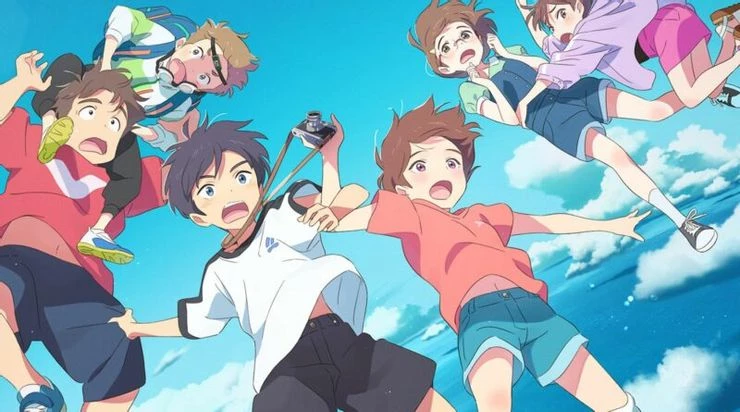 《漂流家園》由日本知名動畫公司 Studio Colorido 製作，該公司以情感細膩、畫面風格清新聞名。電影講述一對青梅竹馬偷偷溜進廢棄大樓中與朋友們進行探險，突然他們碰上神秘離奇的現象，再次醒來後發現大樓外的世界全變為一片看不見盡頭汪洋，就此展開一場歡笑與淚水交織的奇幻旅程。