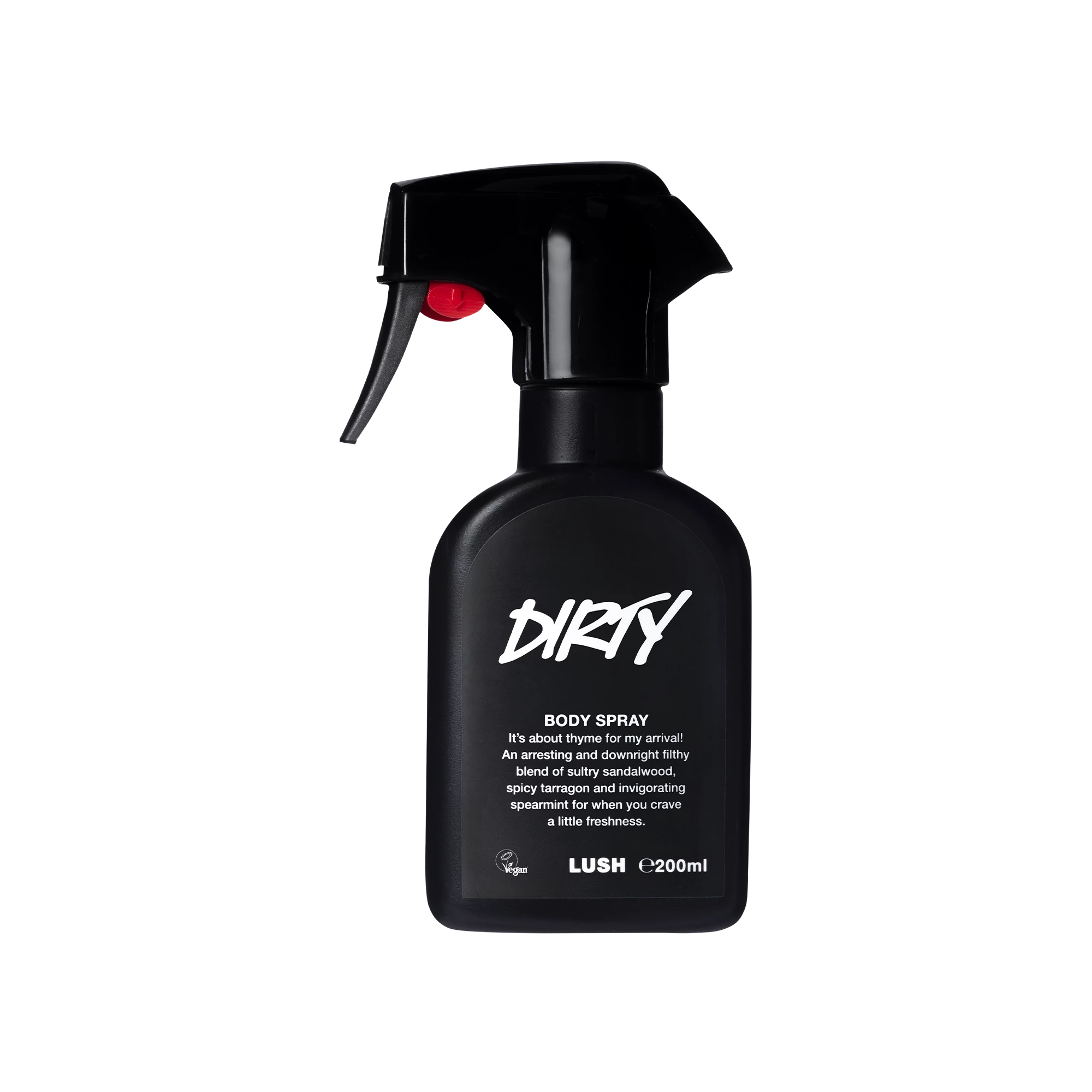 LUSH Dirty 身體噴霧/200ml，NTD1,500
