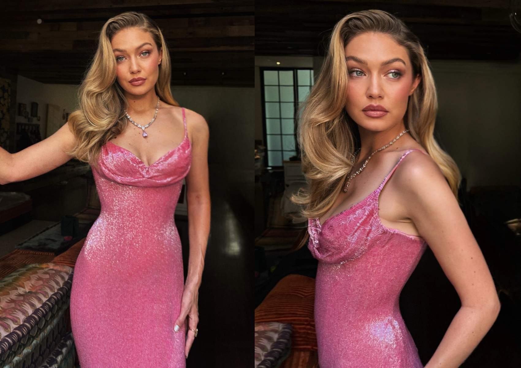 泰勒絲婚禮穿搭女星示範2：Gigi Hadid