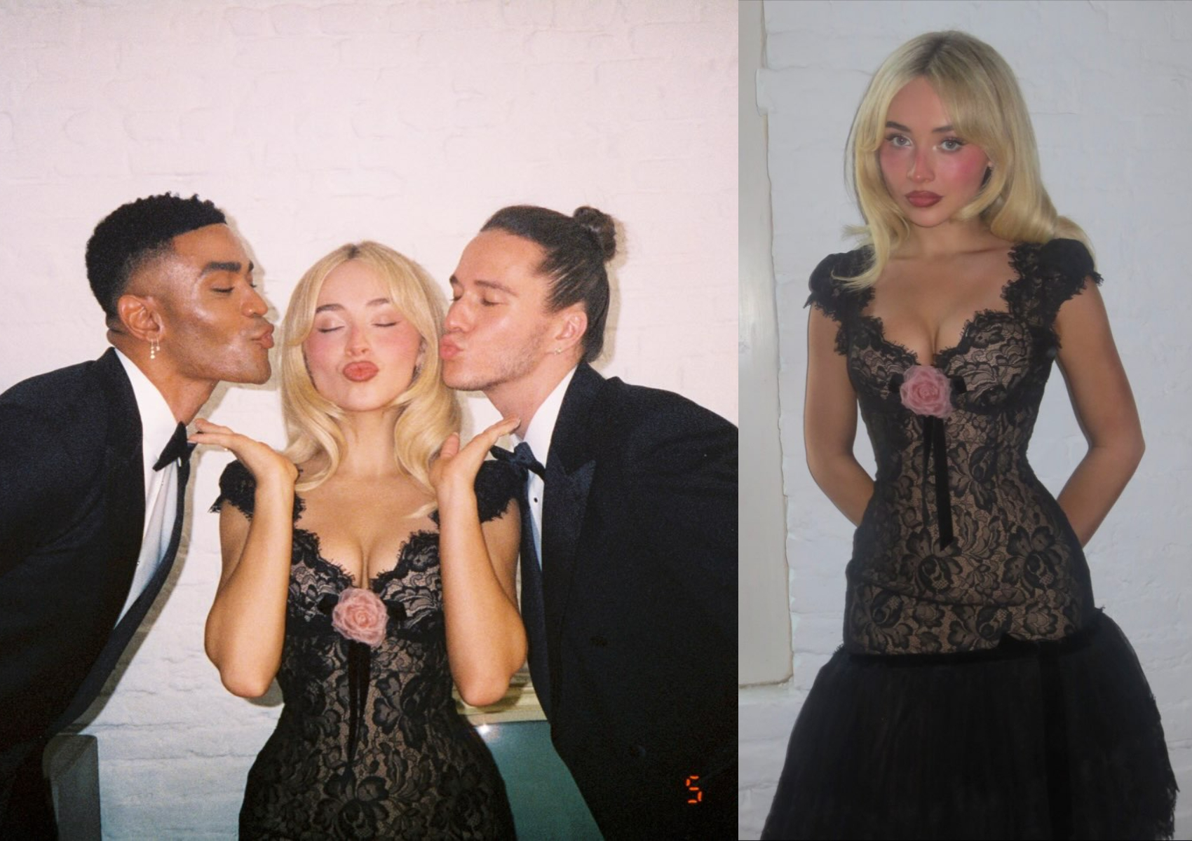泰勒絲婚禮穿搭女星示範7：Sabrina Carpenter