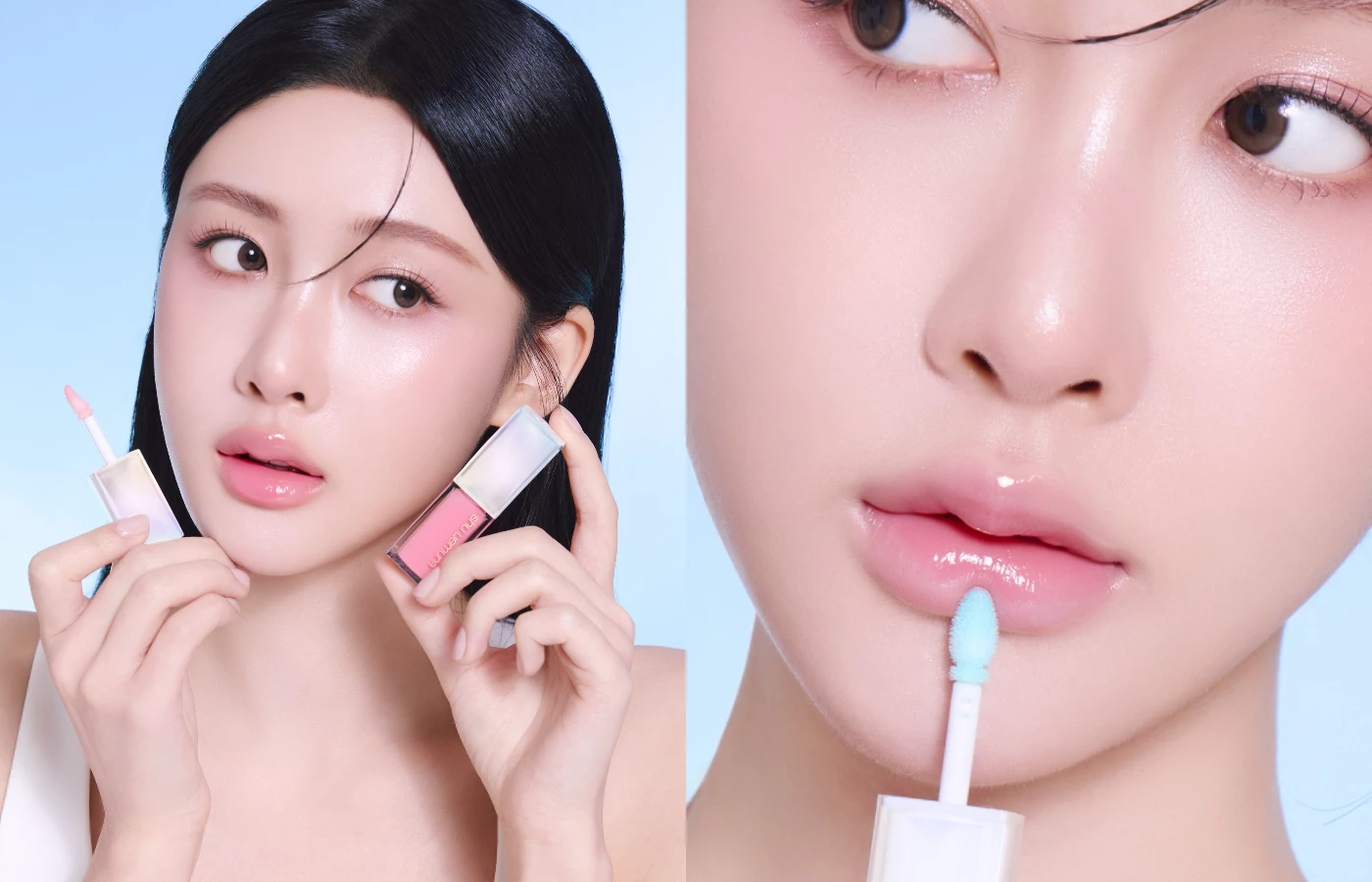 植村秀 無色限玻光潤色嘟唇精華/8色選，NTD1,350