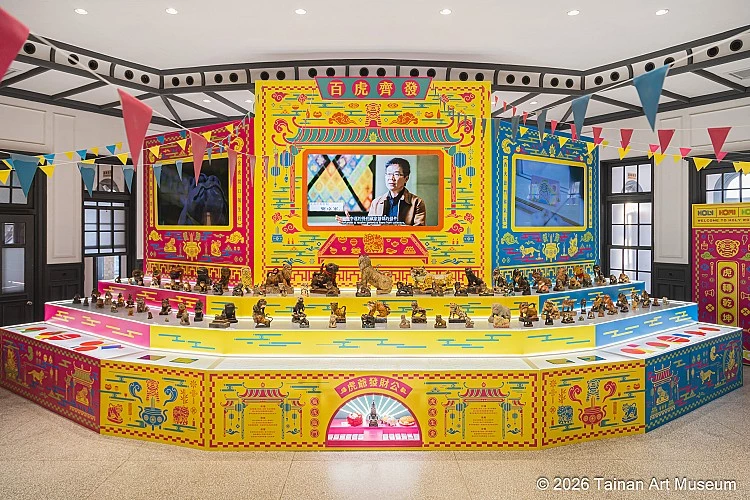 目前最新展《恁兜攏按怎拜？從餐桌到神桌的藝術連結》，從台南深厚的民間信仰出發