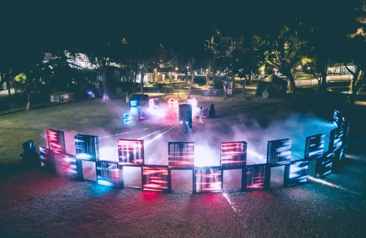 2026「月津港燈節」 04｜黑川互動媒體藝術＿光・蜂炮