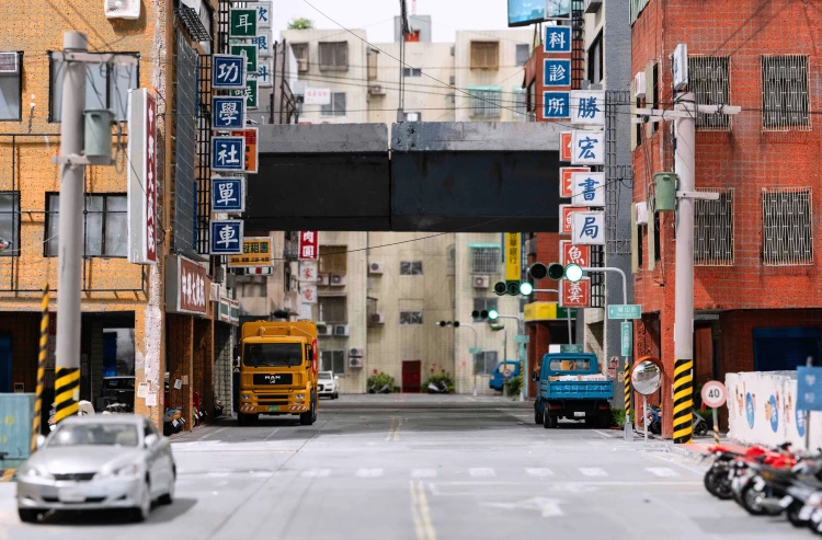 《戰鬥之城》城市模型一隅