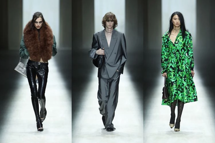 Demna 這一季把重點放在「重組」。他將原本界線分明的單品打散再拼接:運動服與洋裝合體成新的日常樣貌,內搭褲與長褲交疊出更貼身的下身比例,外套與上衣幾乎融為一件。結構聽來前衛,實際穿著卻流暢俐落。