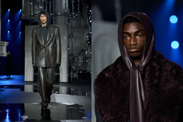 Daniel Lee說「既適合夜晚,也適合白天」,我在秀場看著那些造型走過,確實能想像它們在城市裡穿梭的樣子。不只是為了被看見,彷彿本來就屬於那個場景。