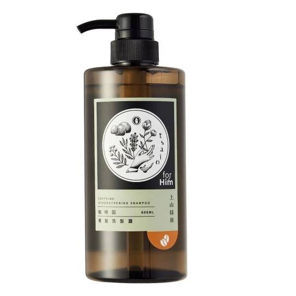 上山採藥 咖啡因養髮洗髮露/600ml,NTD240