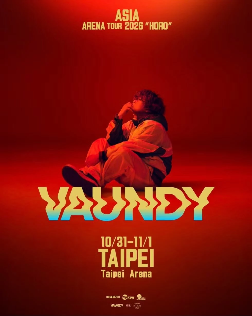 Vaundy 的人氣單曲從〈怪獣の花唄〉到為《國王排名》打造的〈裸の勇者〉以及為了《鏈鋸人》打造的〈CHAINSAW BLOOD〉，都是前奏一下就能引起全民大合唱的現象級單曲，今年他宣布展開首次亞洲 Arena 巡迴「HORO」，台北也將一連兩天登上小巨蛋！