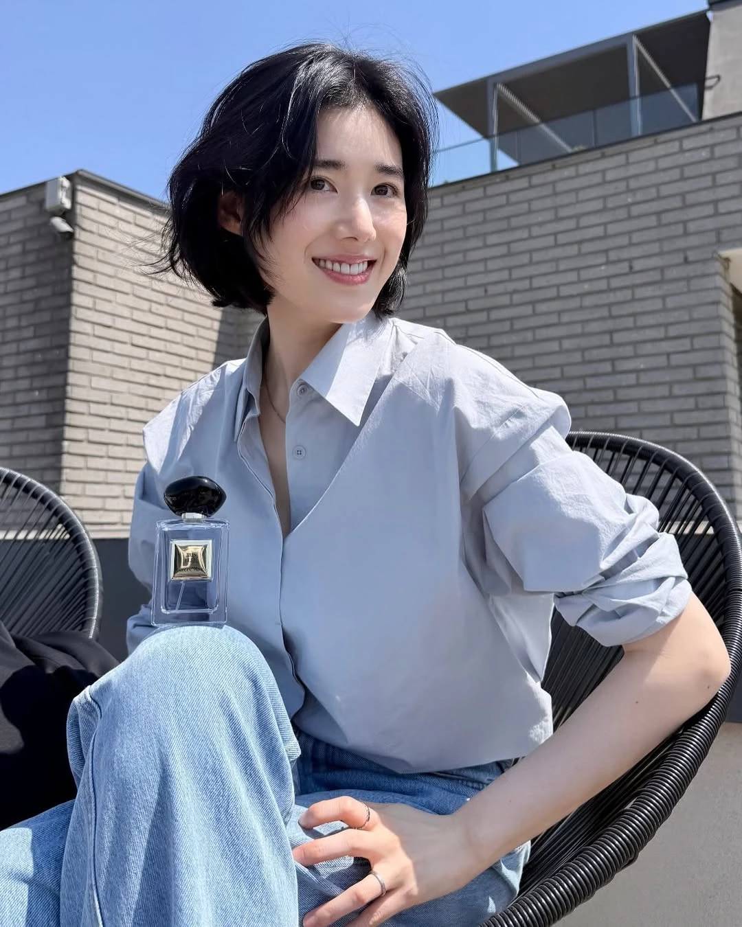 鄭恩彩示範職場短髮造型1：氣墊燙鮑伯
