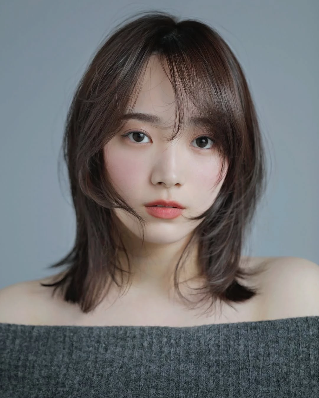 側分瀏海短髮推薦5：小顏剪中短髮