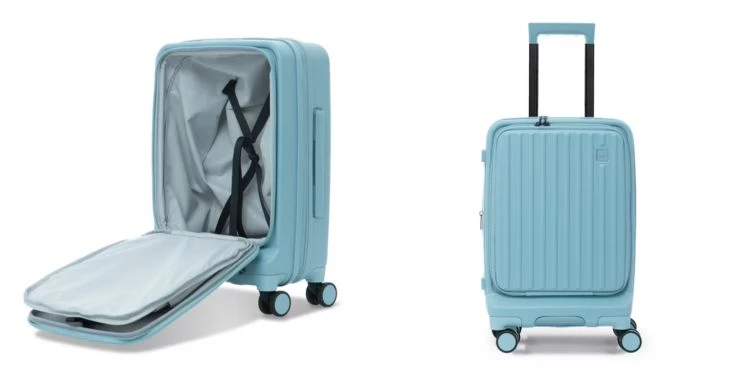 Acer這款行李箱最有記憶點的地方，在於它把巴塞隆納建築的線條感轉化為箱體輪廓，外型辨識度高，但不流於裝飾。