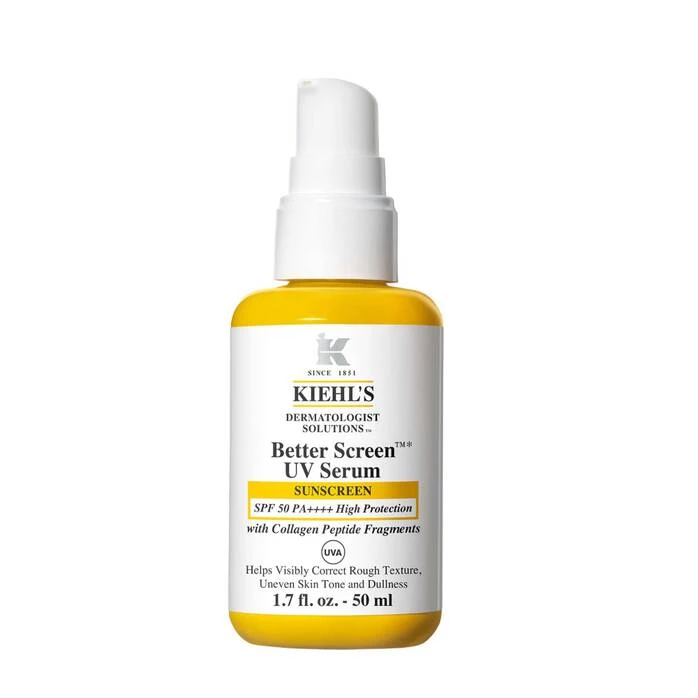 Kiehl's 契爾氏 輕潤膠原胜肽防曬精華SPF50 PA++++ / 50ml，NTD1,890