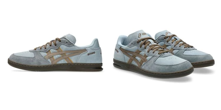 Asics classic SKYHAND OG is inspired by handball shoes from the 1980s and traces back to the original design in 1994, readjusting the shoe’s proportions to produce the retro silhouette more suitable for everyday wear.