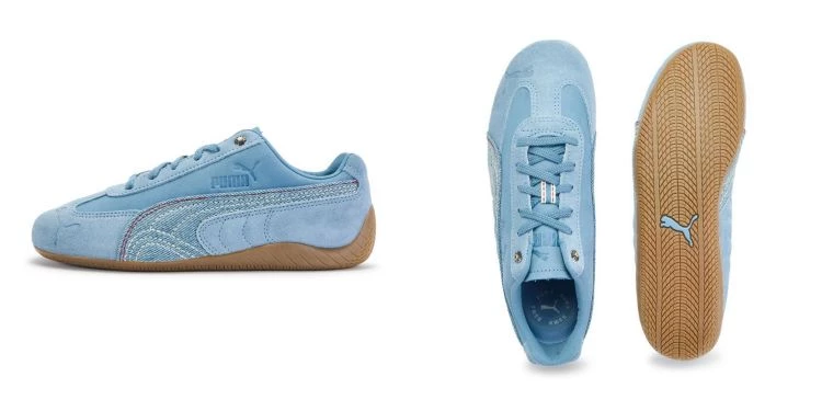 Puma Speedcat NEW YORK Wns continues the classic low-cut, close-to-the-ground silhouette of racing shoes, but adds a new twist to the details. The upper features denim trim and an oily deep-pressed texture, adding a touch of texture to the originally sleek lines.