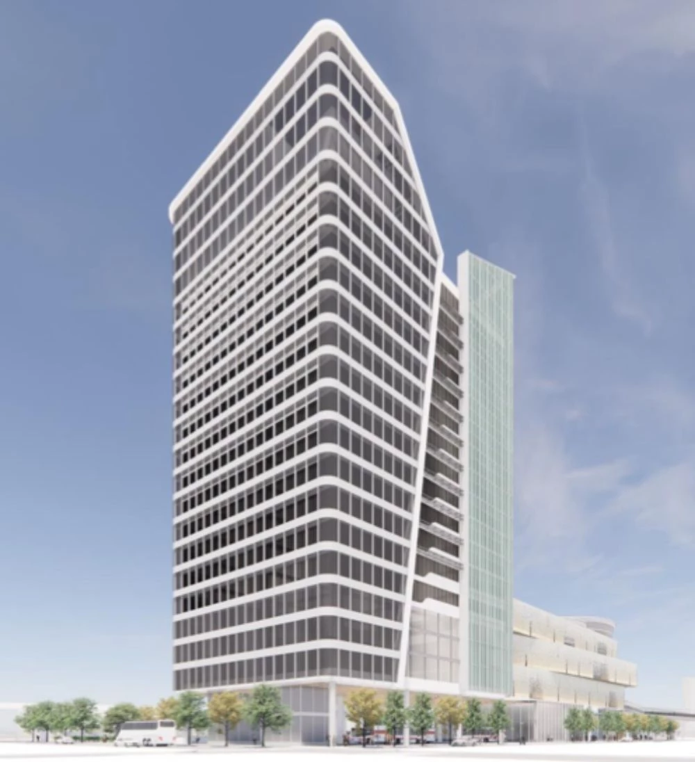 坐落於台北捷運文湖線（內湖線）劍南路站對面，將打造全新高樓地標。規劃地上 18 層（面積約 9,400 坪）、地下 3 層（面積約 2,700 坪），提供辦公室與百貨商場功能。除了設置教保中心、景觀餐廳及空橋系統外，該案亦規劃客運轉運站，強化區域交通樞紐功能。基地緊鄰美麗華百樂園與大直商圈，未來將串聯娛樂、購物與商務機能，預計每年產值可達 2 億新台幣。