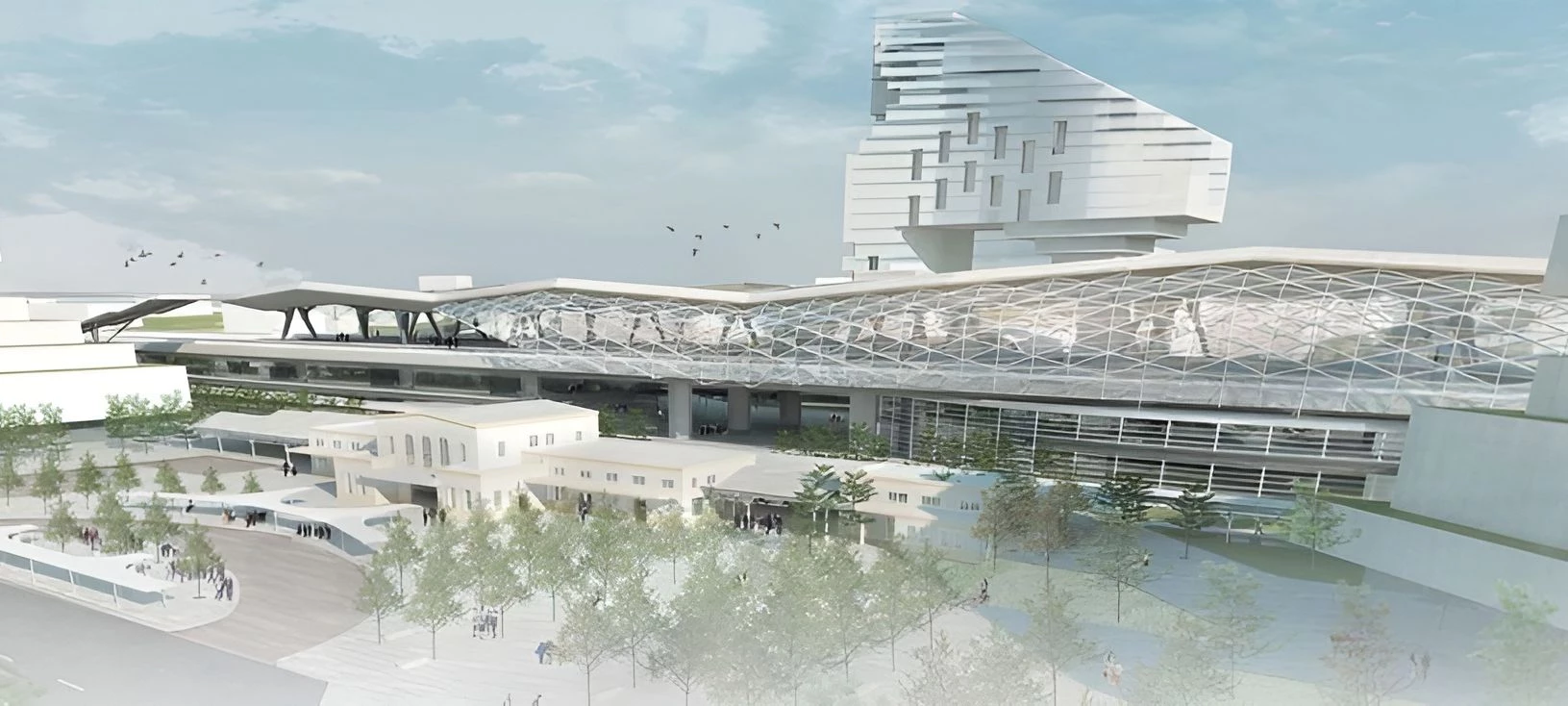 交通部鐵道局推動的嘉義市區鐵路高架化計畫，將打造全新的嘉義車站，規劃為 2 座島式月台、1 座側式月台及 5 股道的高架車站。設計以「城之森：森林」及「都市廣場」為概念，融合阿里山山稜線、雲海與森林景觀，轉化為建築天際線、菱形玻璃帷幕及都市森林公園，展現嘉義的自然地景特色。同時也將保留現有嘉義車站建築（市定古蹟），最快 2029 年通車。