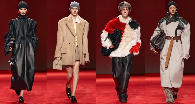 身經多年在英國品牌Joseph磨練出的極簡風格，造就了Louise Trotter最受讚譽的設計特色—服裝展現挺拔俐落的結構感。如今，來到Bottega Veneta後，她巧妙地將這份硬挺轉化為柔和線條，就像冷峻外表下隱藏的內在之美。