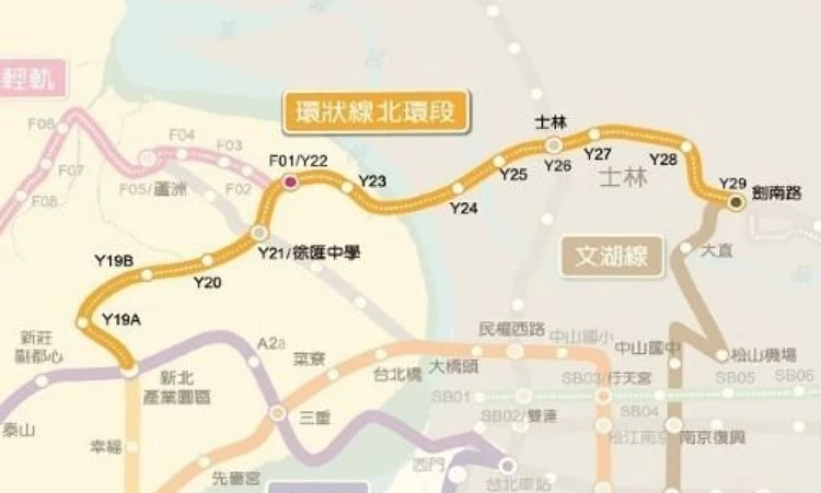 五股泰山線最大的亮點之一，莫過於轉乘便利性。F01 站起點座落於「環狀線北環段」Y22 站（五華街與集賢路口）附近，未來乘客可以在此轉車，通往士林，進入台北市區。另外，五泰線的 F05 站，可以轉乘捷運中和新蘆線的蘆洲站（O54 站），而終點站 F14 塭仔圳站可以轉乘桃園機捷 A5a 站，利於前往機場的乘客搭乘。