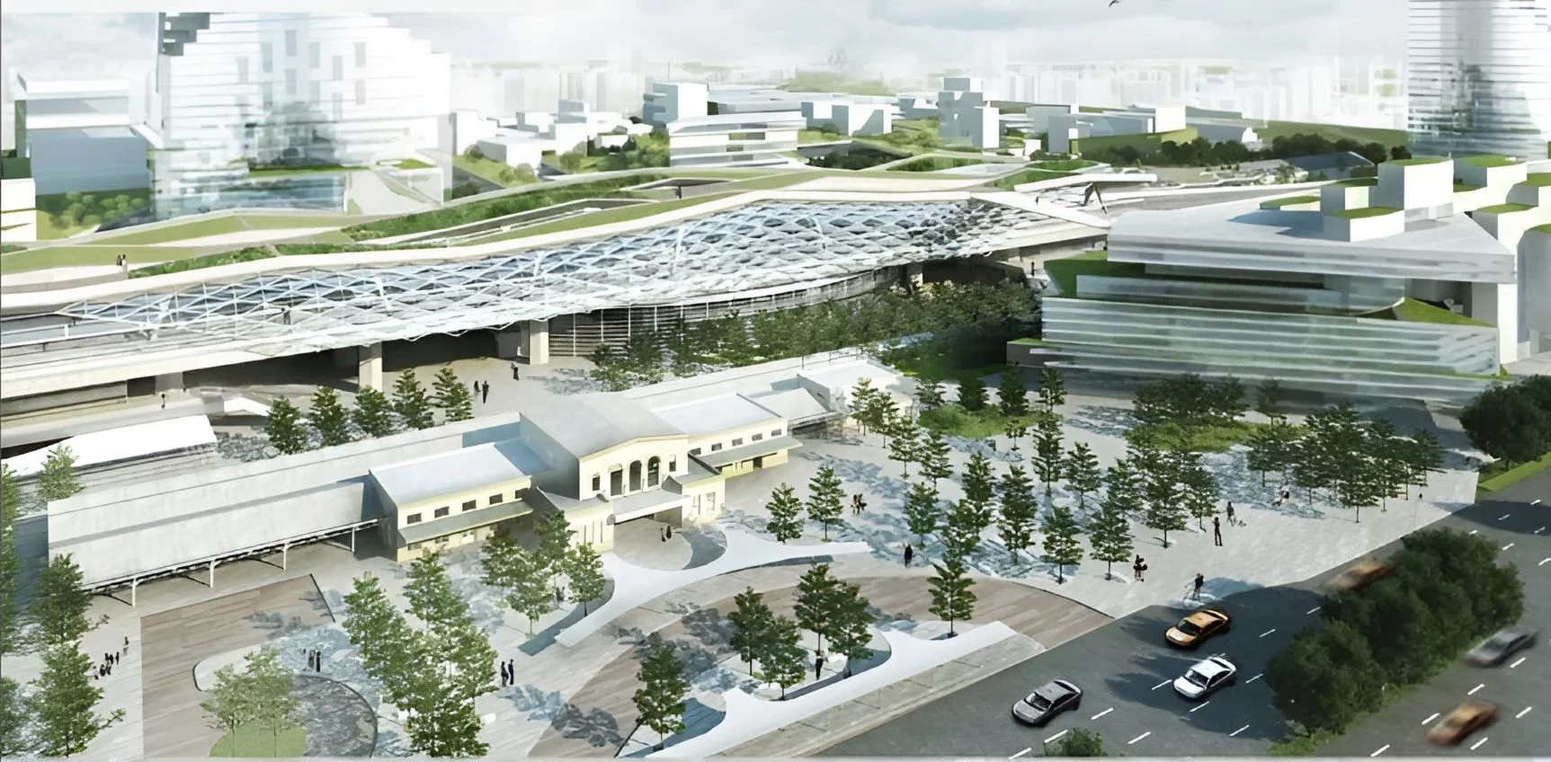 交通部鐵道局推動的嘉義市區鐵路高架化計畫，將打造全新的嘉義車站，規劃為 2 座島式月台、1 座側式月台及 5 股道的高架車站。設計以「城之森：森林」及「都市廣場」為概念，融合阿里山山稜線、雲海與森林景觀，轉化為建築天際線、菱形玻璃帷幕及都市森林公園，展現嘉義的自然地景特色。同時也將保留現有嘉義車站建築（市定古蹟），最快 2029 年通車。