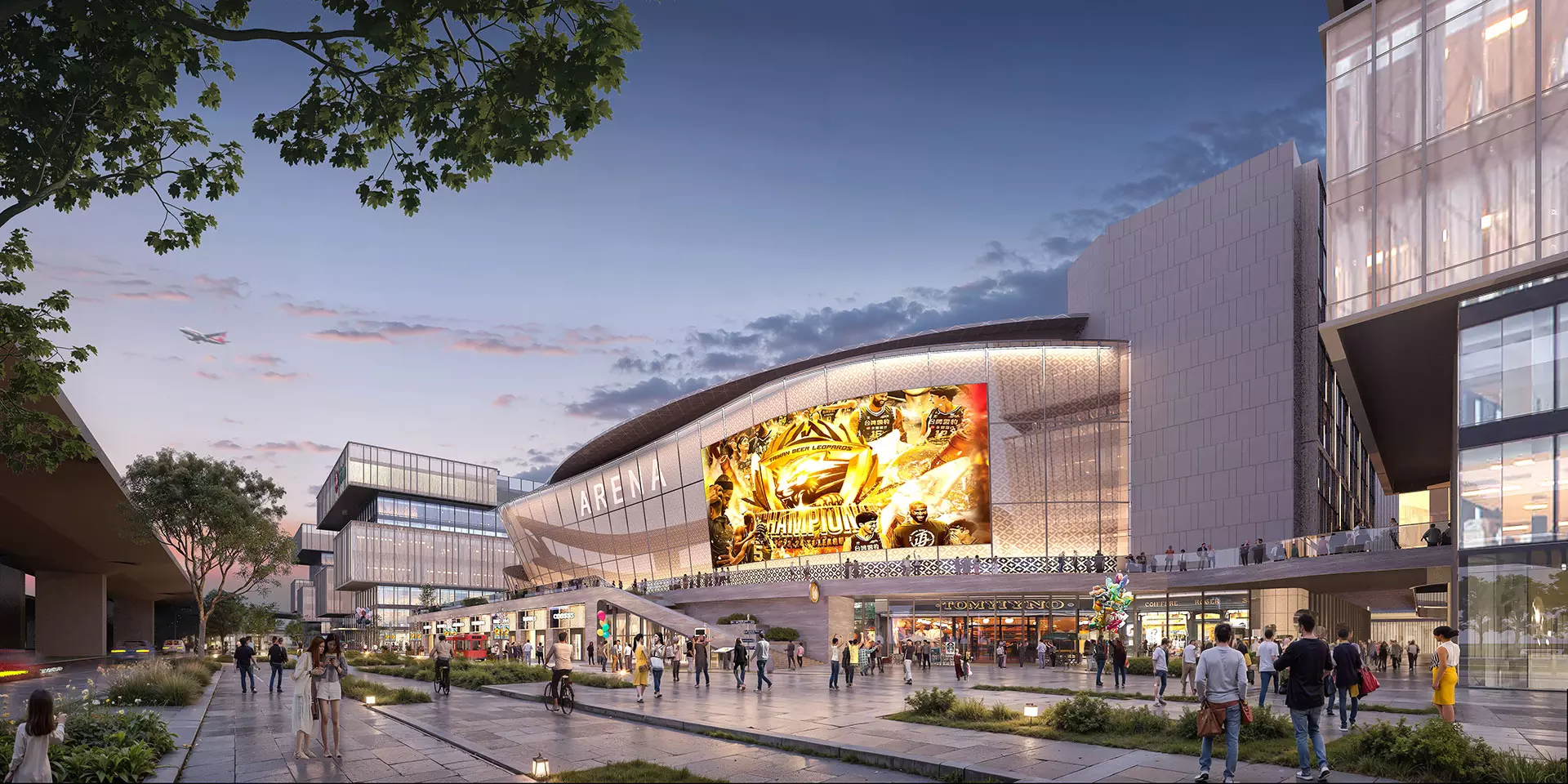 坐落於桃園國際機場旁，桃園市蘆竹區的「航空城優先產專區」將迎來全新重量級地標——桃園航空城巨蛋。這是一座結合大巨蛋型體育館與商場、飯店的多功能場域，基地總面積逾 5 萬坪，由台灣人壽標下，為全台大型土地開發計畫之一，分 3 期開發，預計今年 8 月開工。