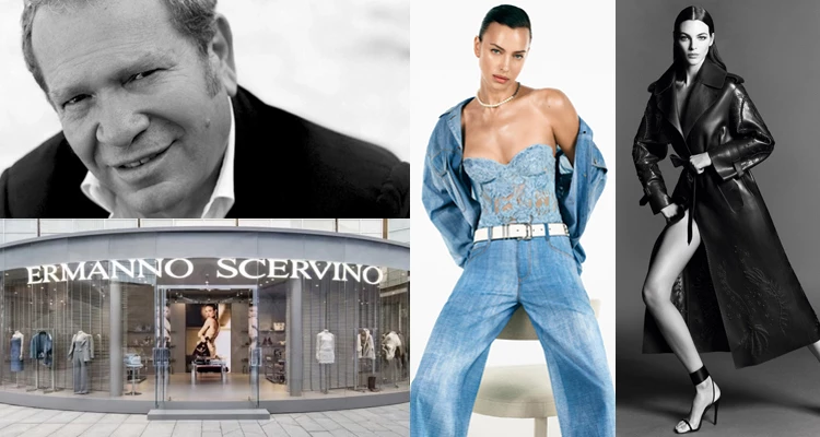 作為「義大利蕾絲之王」，Ermanno Scervino（上圖左）的品牌故事始於千禧年，並始終堅持 “Made in Florence” 的核心精神。設計師本人自幼深受托斯卡尼電影黃金時代的薰陶，他曾立志「妝點世上所有美麗的女性」，這份執著，讓他將對服裝的熱愛轉化為嚴謹的工藝追求。