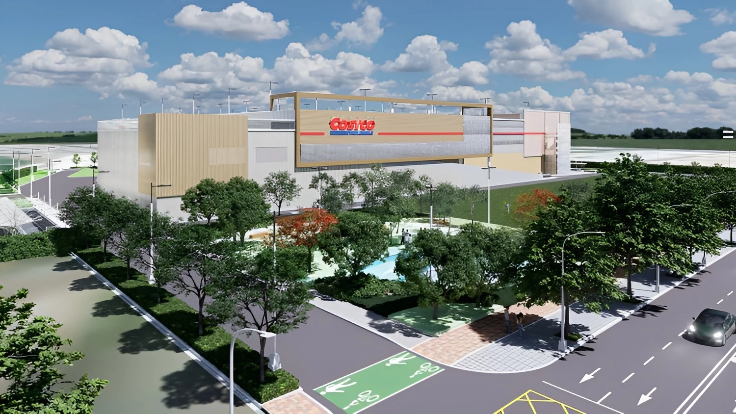 等候多時，全新好市多（Costco）高雄店將於 7 月 3 日開幕，為高雄亞洲新灣區再添重量級商業地標，規模更是全台最大，占地達 1.4 萬坪。新店位於前鎮區第 80 期市地重劃區，鄰近高雄輕軌「軟體園區站」及「經貿園區站」，主打海景旗艦賣場與大規模停車空間，並串聯鄰近的「東南米樂 PLAZA」購物廣場，形塑結合量販、百貨與休閒機能的全新消費聚落。