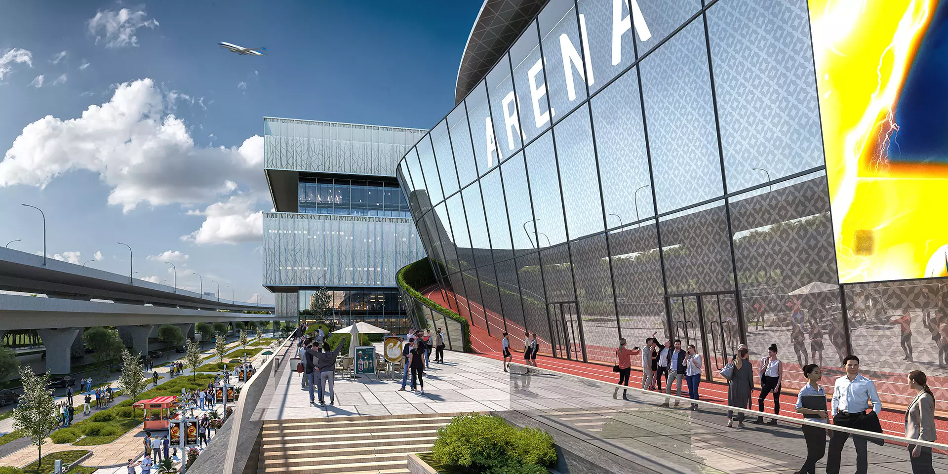 航空城巨蛋將於今年下半年動工，也意味著桃園將迎來第二座巨蛋。第一期工程預計於 2028 年底至 2029 年完工。由陳廷杰建築師事務所規劃設計，未來將興建一座符合國際運動賽事標準及大型演藝活動需求的多功能運動場館，並結合商業商場、辦公空間、星級旅宿及智慧物流等多元設施。