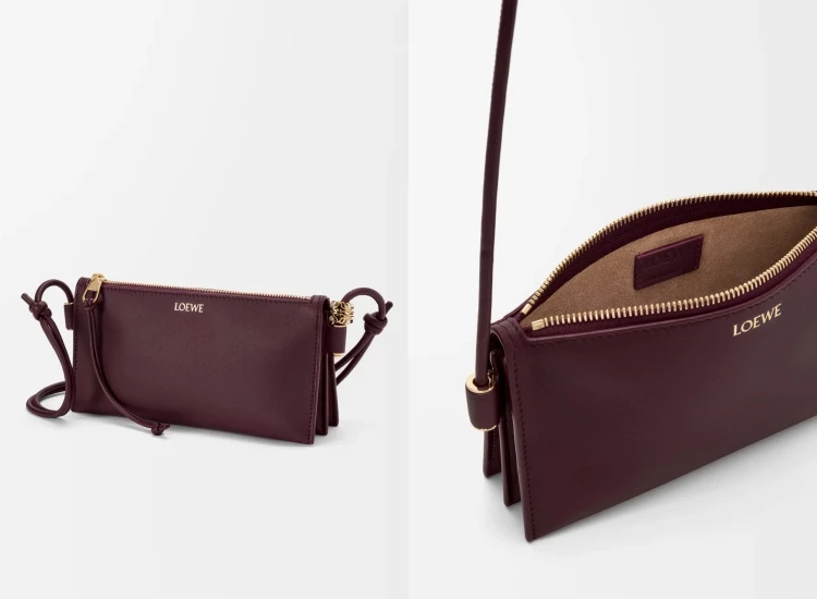 這款包的尺寸為 11 × 22 × 6 cm，從正面看精巧的比例能為整體穿搭增添亮點；而在細節設計上，風琴狀的側邊結構搭配恰到好處的長寬比例，不僅能輕鬆收納一支 iPhone，還可放入小錢包、卡夾、鑰匙等隨身物品，是一款容量表現超乎想像的包袋。