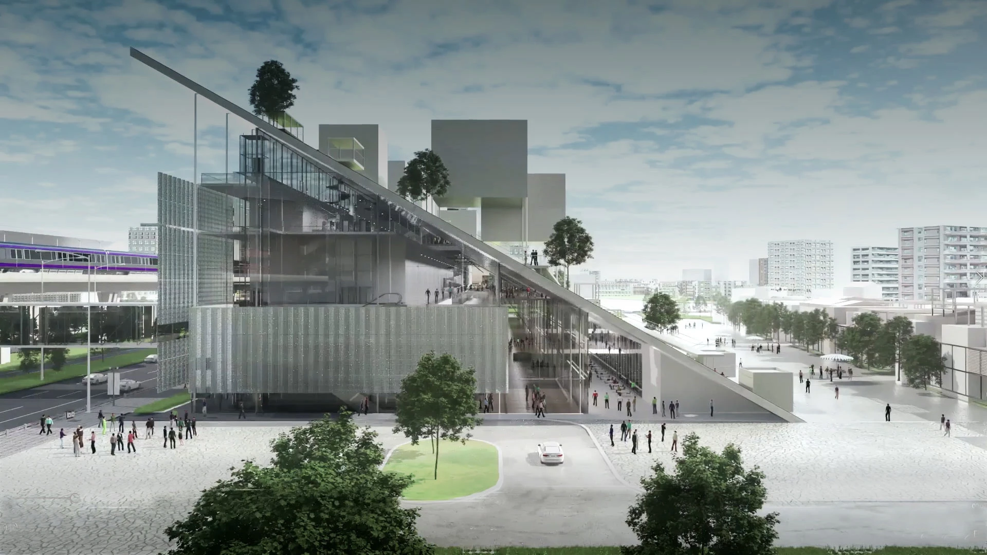 位於桃園青埔核心的桃園市立美術館，預計於 2028 年正式開幕，不僅由普立茲克獎得主山本理顯操刀設計，更以「山丘美術館」為概念打造城市新地標。最大亮點之一，便是未來將透過空橋系統串連兒童美術館，形塑無縫串接的參觀動線，打造兼具藝術體驗與城市漫遊的文化廊帶。同時結合橫山書法藝術館，共同構成桃園三大藝術場域。