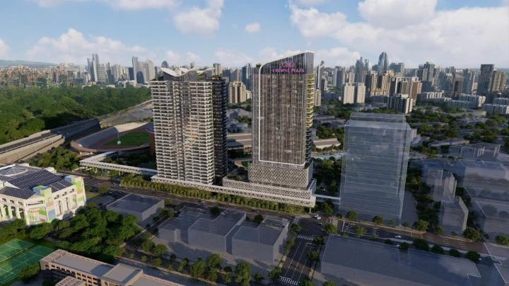 高雄再添國際級飯店地標！位於苓雅運動園區、緊鄰捷運橘線 O9 站的「皇冠假日酒店」（Crowne Plaza）計畫進駐，成為結合運動、商務與旅宿機能的全新城市核心。本案屬於「O9 苓雅運動園區 BC 基地聯開案」，未來將串聯衛武營國家藝術文化中心、三井 LaLaport 鳳山店及捷運雙線交通，打造南台灣指標性的複合開發聚落。