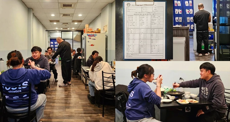 入內、選定座位坐下後,友人已完全像老主顧般熟練,點餐時根本不用翻菜單,也不需多做確認,幾句話之間,鍋底、肉品、配料就全數拍板。我在一旁只負責點頭附和,順便偷偷觀察店內其他桌的客人動態。