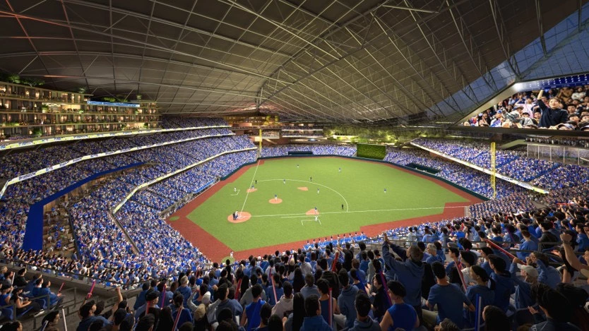 坐落於台中水湳經貿園區，將興建一座超巨蛋（台中市運動產業園區），規劃超過 3 萬席的大型室內多功能運動場館，並採園區型整體開發模式，結合旅館、商場、公園及休閒機能，打造融合運動、娛樂與觀光的複合型巨蛋園區，進一步完善中部大型室內賽事與運動產業發展量能。預計最快 2031 年完工，並將興建約 10 萬坪營業面積的大型百貨商場，規模可能超越台中正在興建的「D-ONE 第一大天地」。
