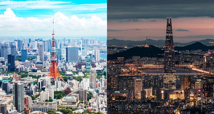 東亞雙雄─日本與韓國,兩國並列全球第二。這不僅顯示了該三國公民在國際社會受歡迎的程度,也反映出其政府在雙邊免簽談判上的卓越成就。