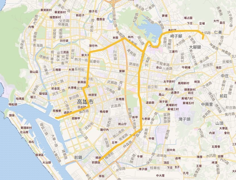 繼高雄捷運紅線、橘線與輕軌之後，高雄捷運將迎來全新「黃線」系統，打造高雄核心都會區的「Y 字型」捷運路網，串聯鳥松、鳳山、三民、新興、苓雅及前鎮區，強化高雄捷運紅線、橘線、輕軌與台鐵之間的轉乘效率。路線起點位於鳥松神農路，經澄清路、本館路、建工路、民族路、民權路，迄於三多五路；另一路線由澄清路經國泰路、南京路、五甲路，延伸至前鎮高中，有望於 2034 年全線完工。
