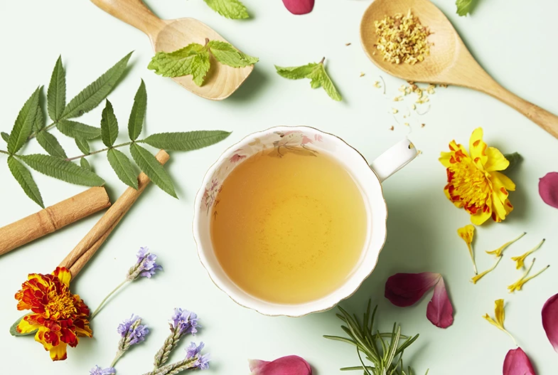 鮮採花草茶