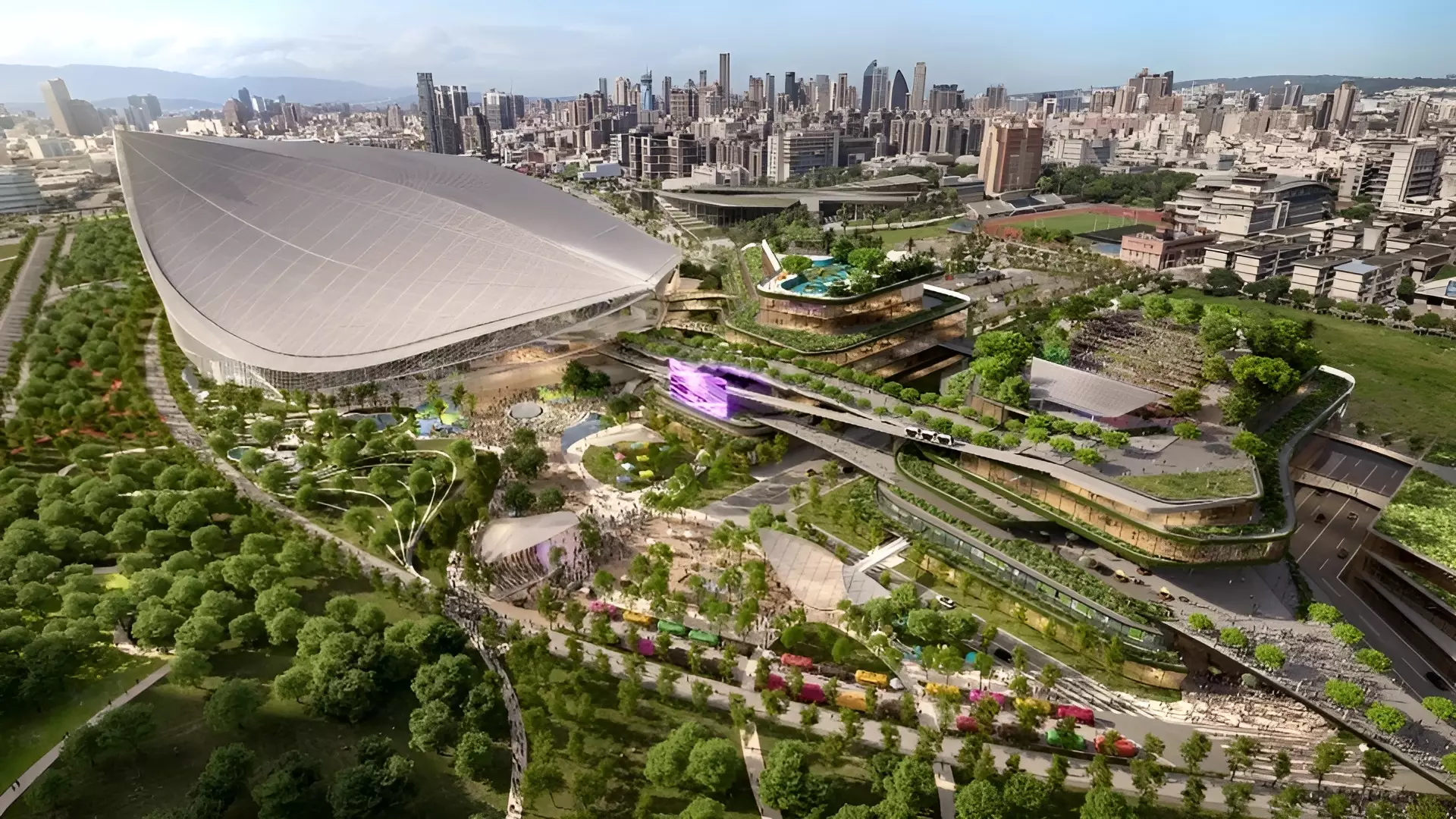 近年台中水湳經貿園區持續推動重大建設，逐步成為中台灣最具發展潛力的新核心。從即將啟用的水湳轉運中心、規劃中的台中超巨蛋，到由建築大師 Frank Gehry 設計的中國醫藥大學美術館，以及台中國際會展中心、台中流行影音中心等指標建築，改寫城市天際線，未來更將串聯規劃中的台中捷運橘線，完善大眾運輸路網，帶動城市文化、商業機能全面升級。