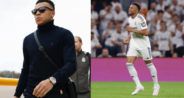 作為新世代領軍人物的法國足球隊神鋒Kylian Mbappé(姆巴佩),他的手腕選擇就完美詮釋了什麼叫作「頂級球星的絕對霸氣」。身為當今足壇身價最高的球星之一,他出門的行頭自然也是焦點中的焦點。戴上墨鏡、穿上極具質感的深色高領針織衫,看似一身內斂的英倫紳士風範。其實他手腕上那只沉甸甸、折射出耀眼光芒的巨作,早已瞬間出賣了他的王者野心!