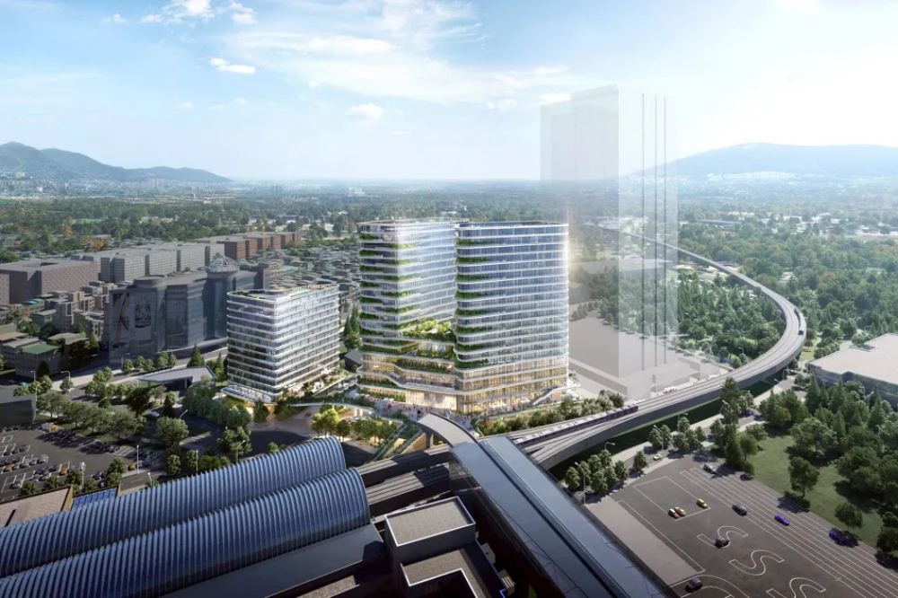 坐落於新北市新莊區五工路與福慧路口的重量級新地標「宏匯廣場二館」,以下簡稱宏匯二館(又稱宏匯二期),規劃商場面積約 6,000 坪,為一座百貨公司,其中餐飲比例高達 7 成,將為新莊帶來嶄新的餐飲與休閒體驗。同時,結合客運轉運站與飯店住宿機能,預計今年底動工,並於 2030 年完工。
