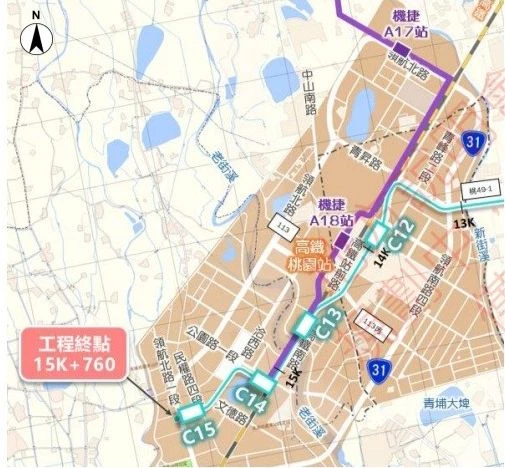 桃園捷運「青線」計畫已正式啟動,目前進入審議階段。值得一提的是,桃捷「綠線」預計於今年通車北段 7 站,採用世界領先的 GoA4 全自動無人駕駛系統,具備全自動化駕駛功能,可自動調整行車速度並監控運行狀況,未來亦有望延伸至大溪,並與 2033 年啟用的台鐵桃園車站串聯,帶動龐大商機。