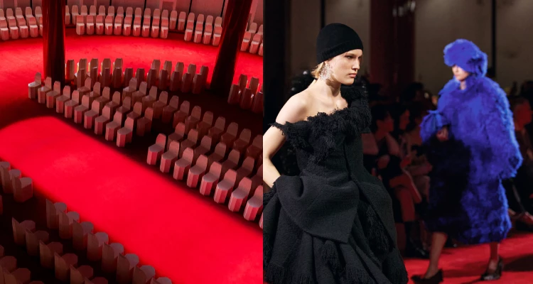 秋冬秀場的選址，則是來到品牌全新的米蘭總部「Palazzo San Fedele」，Louise Trotter巧妙將劇場的宏偉氛圍帶入時尚舞台。