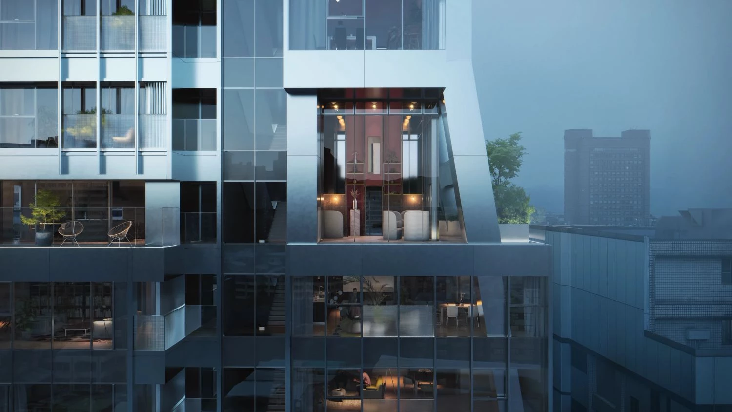台北國際級建築持續增加！坐落於信義路四段的耑岫（Metropolitan Village），由荷蘭建築團隊 OMA 操刀設計，也是 OMA 在台灣的首件住宅作品。OMA 由普立茲克建築獎得主雷姆・庫哈斯（Rem Koolhaas）創立，是全球最具影響力的建築事務所之一。全案以「都市村落」為設計概念，透過層層交錯的建築量體與逾 30 種住宅戶型，打造兼具工作、生活與社交功能的共享空間。