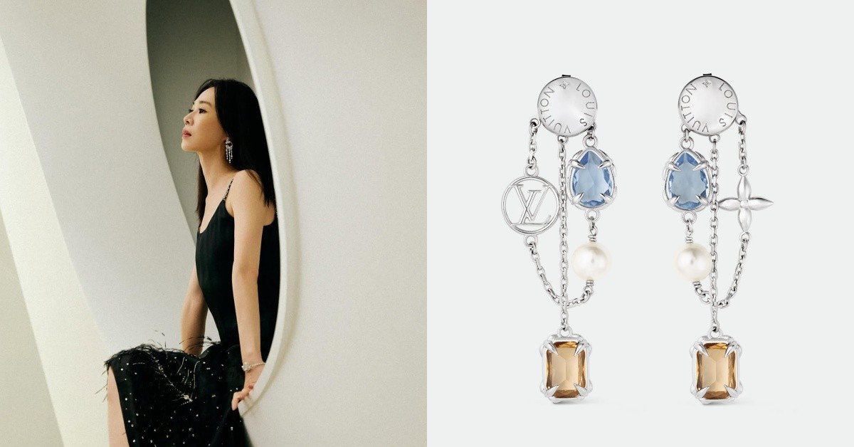 45歲謝盈萱減齡穿搭靠「吊墜耳環」加分！入門推薦9款：LV、香奈兒一次看