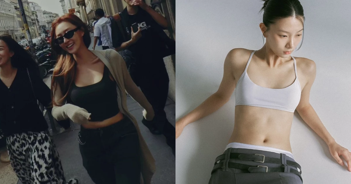 Bra Top穿搭5女星示範+10平價推薦！Jennie、華莎這樣穿超顯瘦