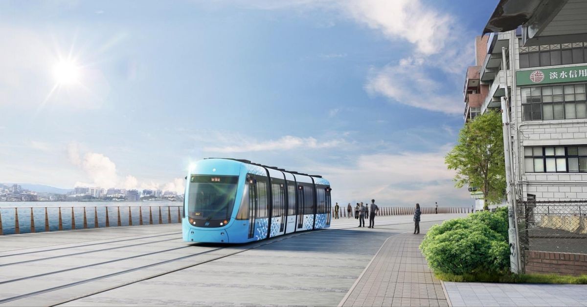 新北捷運「淡海輕軌二期」先期工程完工！串連淡江大橋，6個上車點